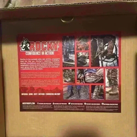 Rocky Treadflex Men’s Composite Toe Boots size 9M - Picture 4 of 7